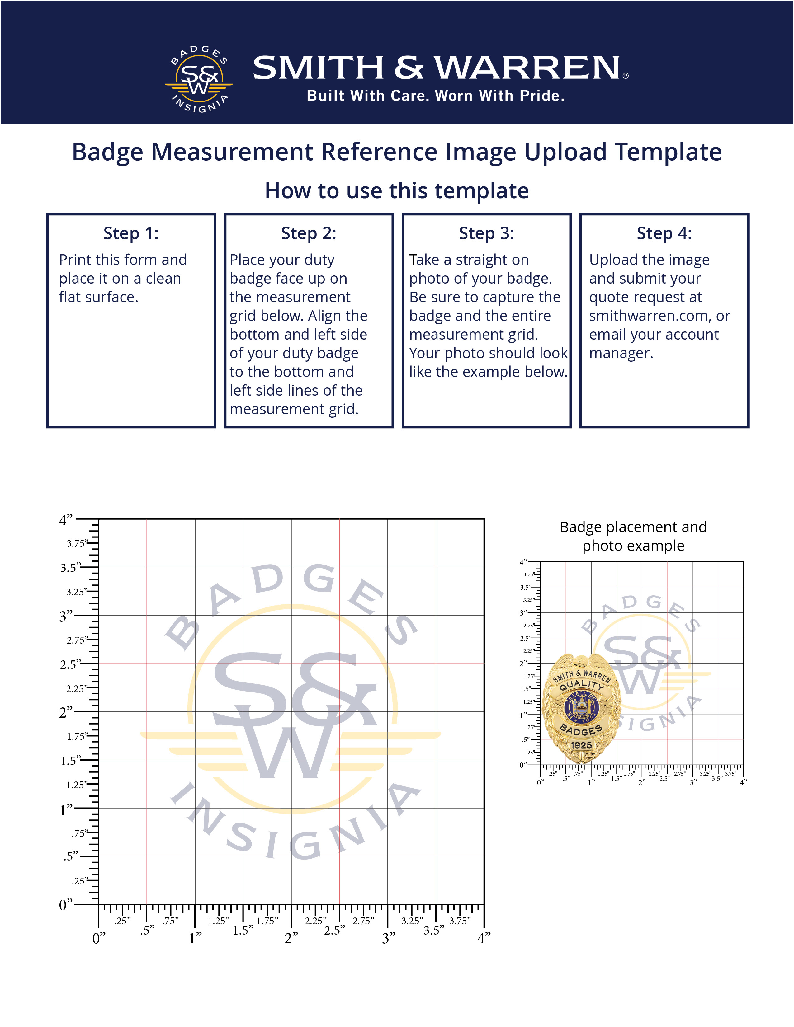 Badge Dimensions Image Upload Template