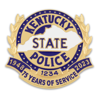Kentucky State Police 75 Years badge