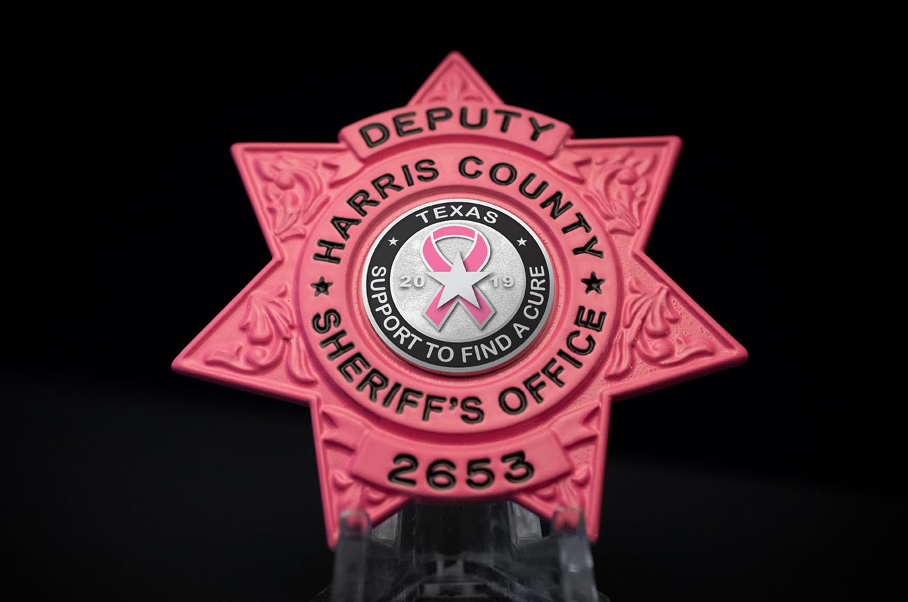 Harris County Sheriff's Office Pink Smith & Warren Badge