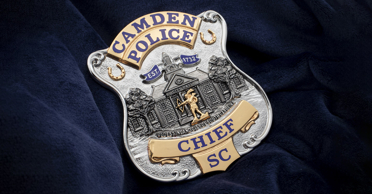 Camden Police Department Custom Badge