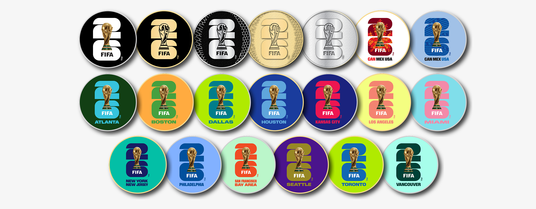 Smith & Warren Challenge Coins for FIFA World Cup