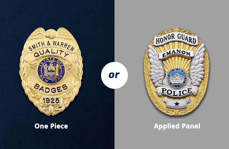 One Piece badge or applied panels