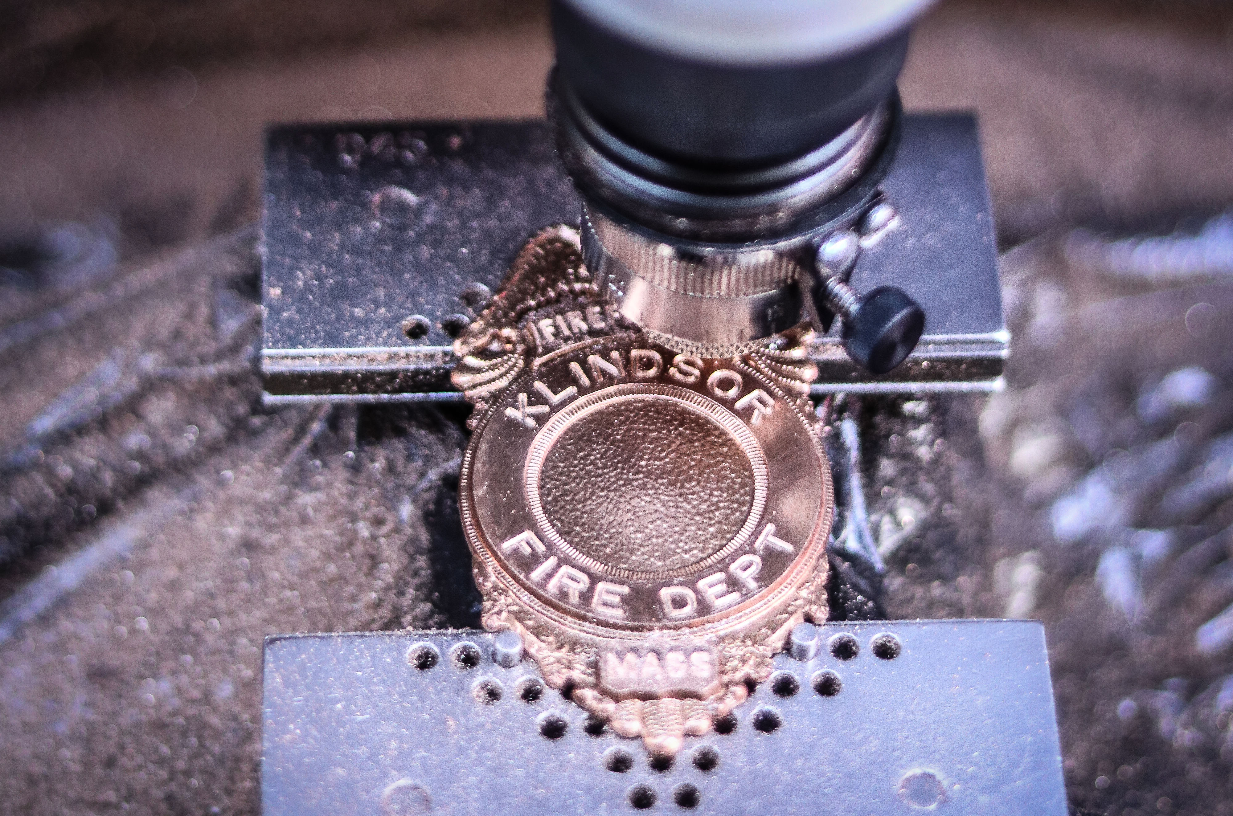 Engraving badges