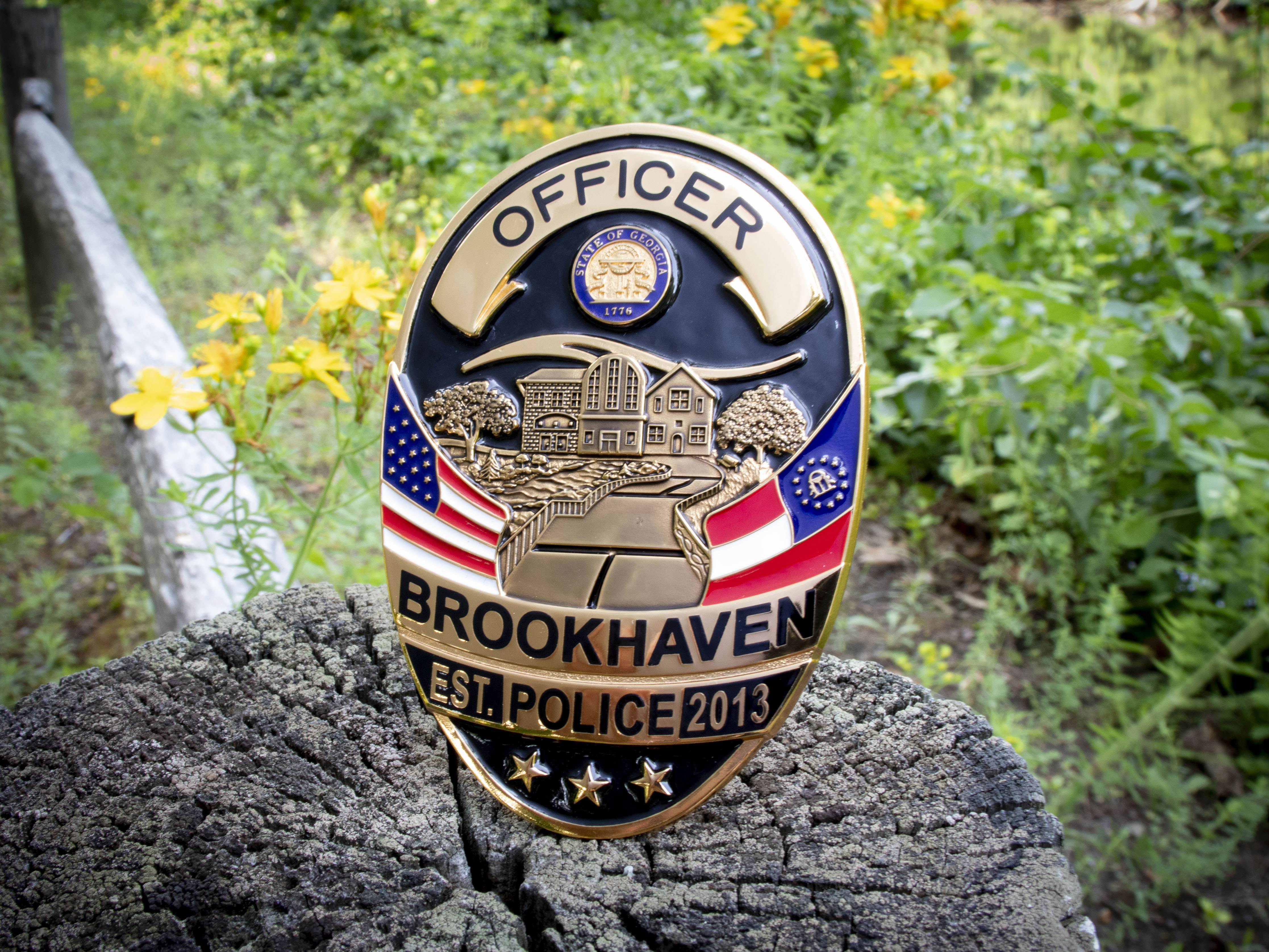 Brookhaven police badge badgestudio