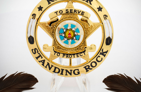 Standing Rock Police Custom Badge