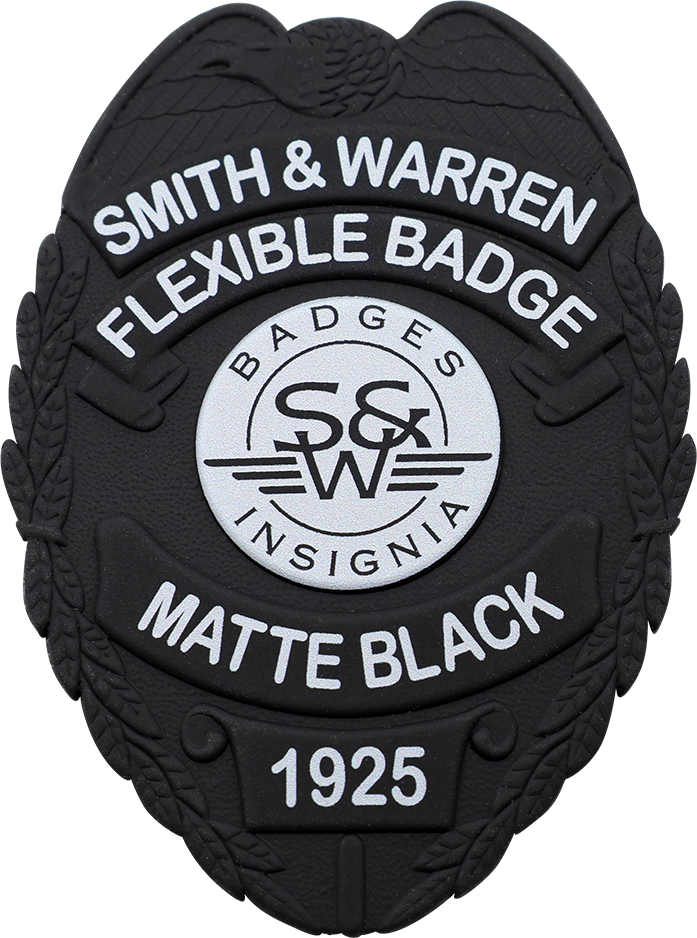 Matte Black Flexible Badge Finish