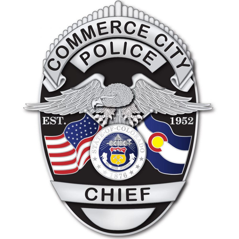 Commerce City Colorado custom badge
