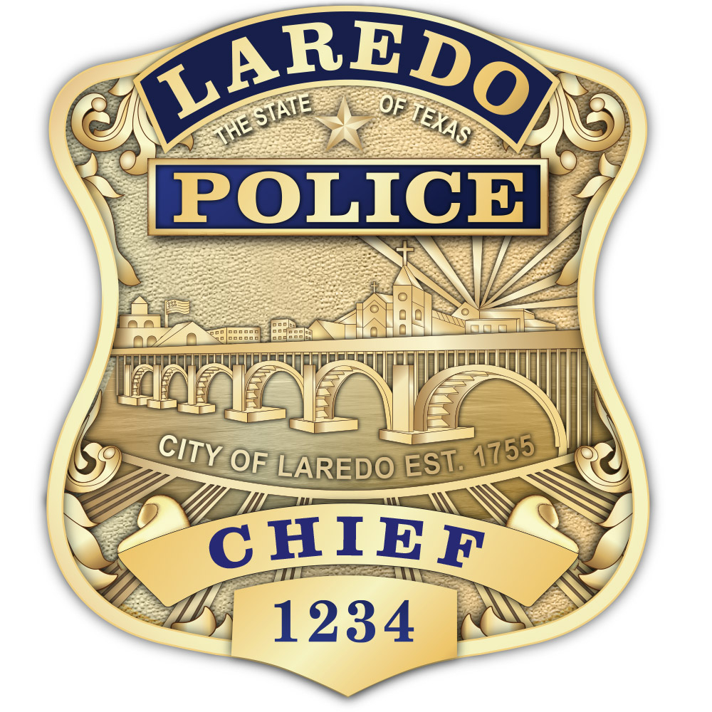 Laredo Police Badge Illustration