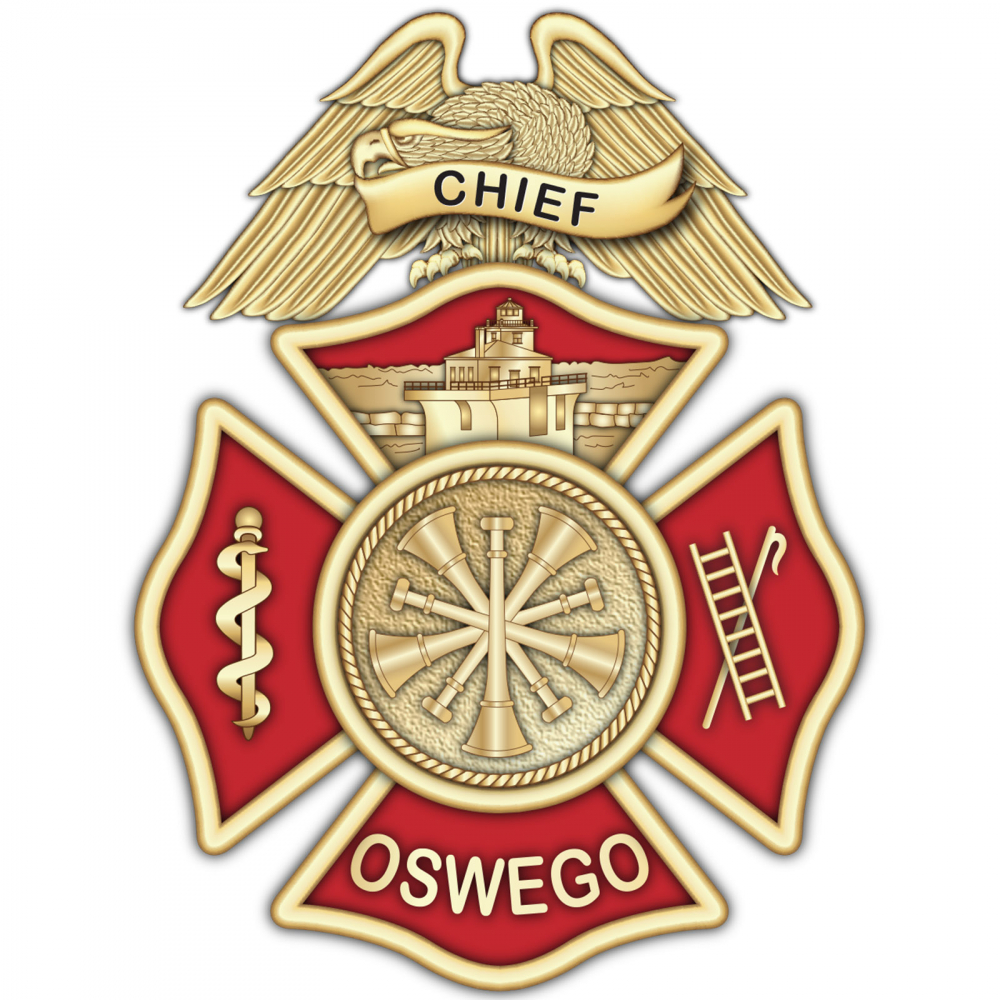 Oswego Fire custom badge