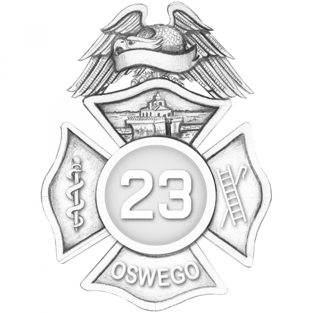 Oswego Fire custom badge