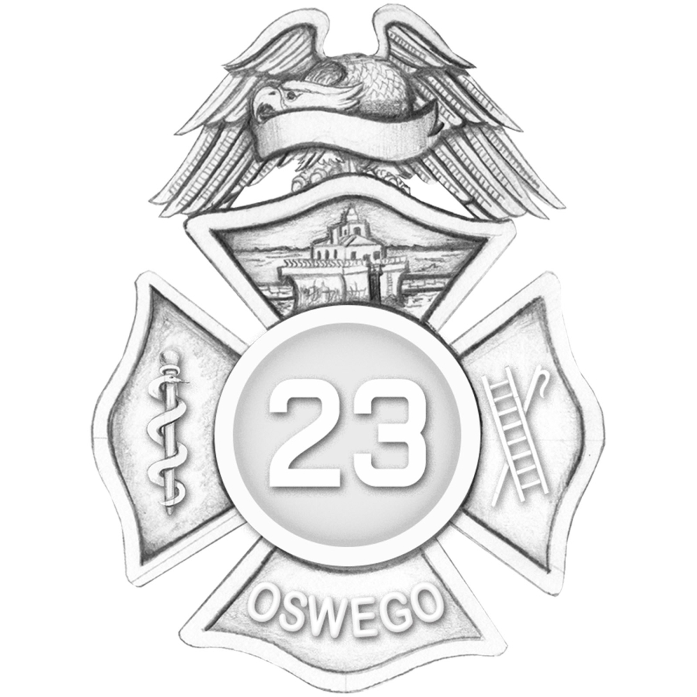 Oswego Fire custom badge