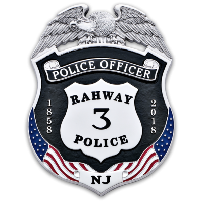 Rahway Police Anniversary Badge